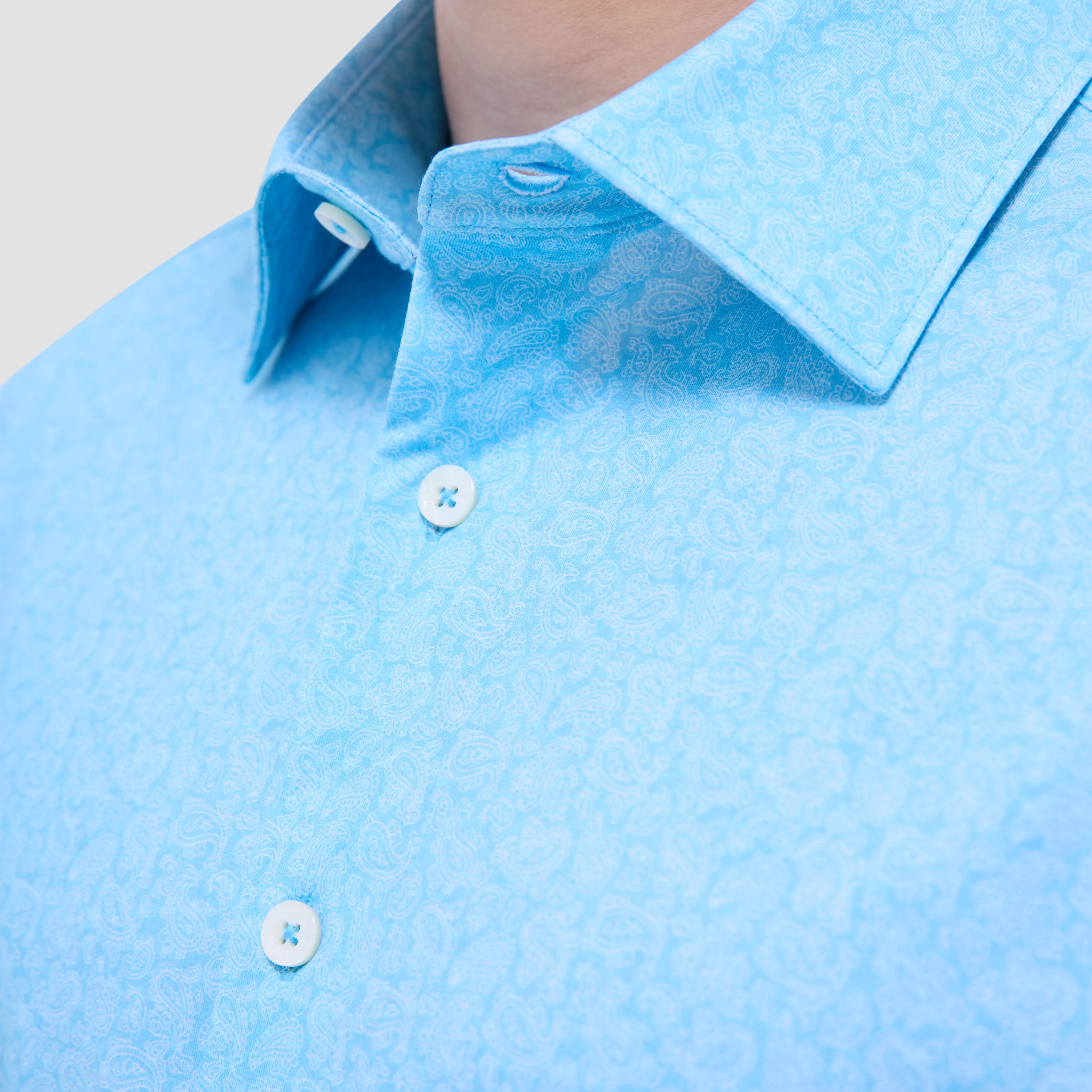 Milo Paisley OoohCotton Short-Sleeve Shirt
