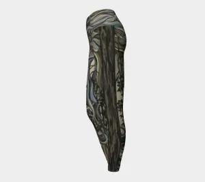 Misty Trees Yoga Leggings