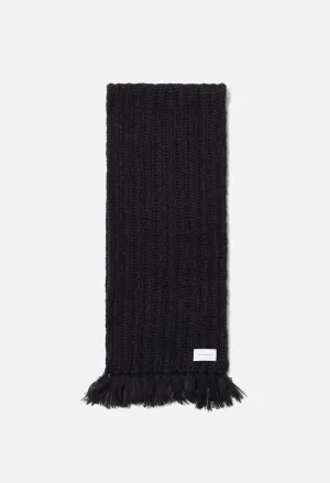 Mohair Scarf / Black
