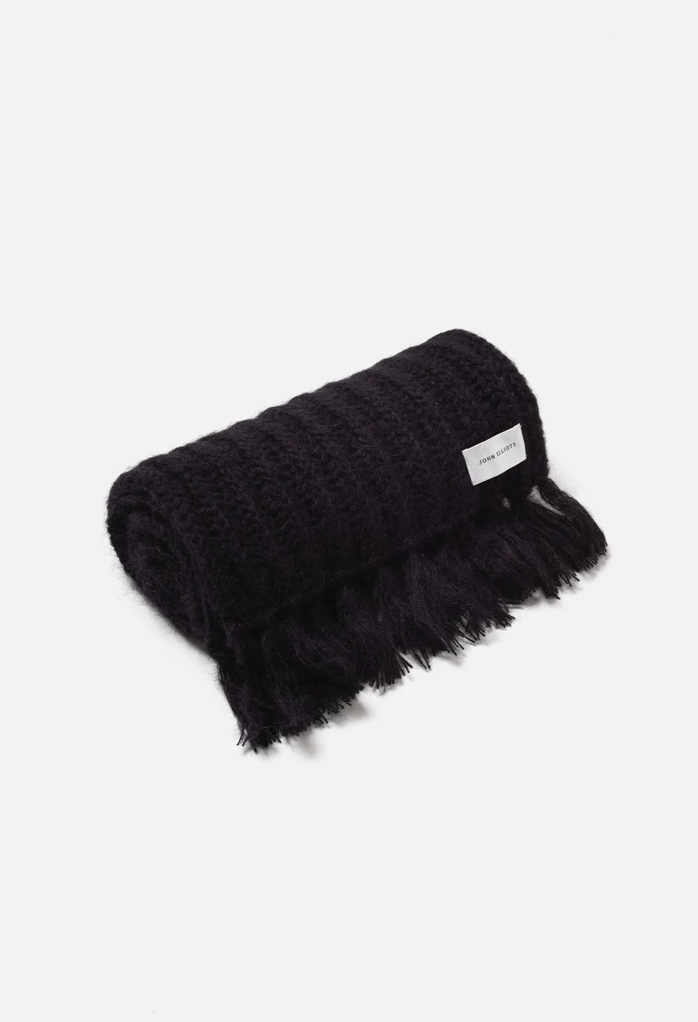 Mohair Scarf / Black