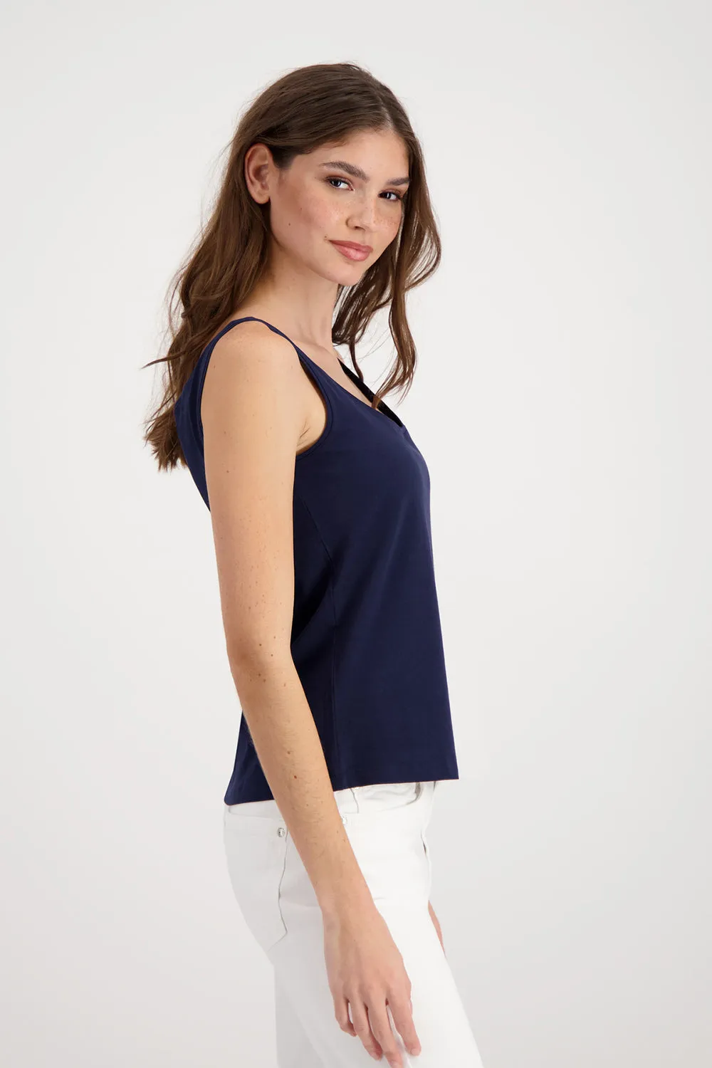 Monari Top Basic round neck M407955