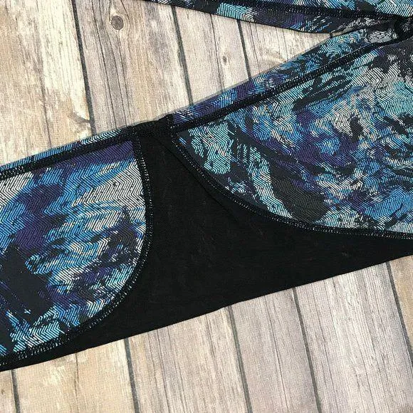 MONO B Blue Stirrup Yoga Leggings - AP1667