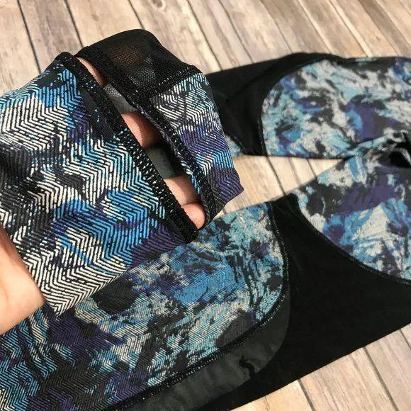 MONO B Blue Stirrup Yoga Leggings - AP1667
