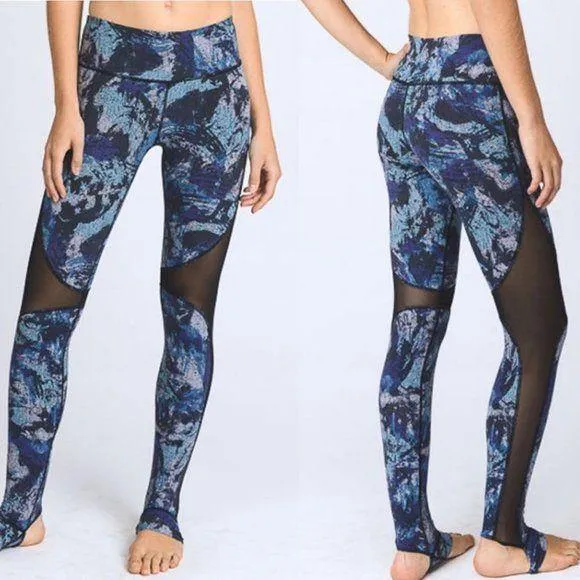 MONO B Blue Stirrup Yoga Leggings - AP1667