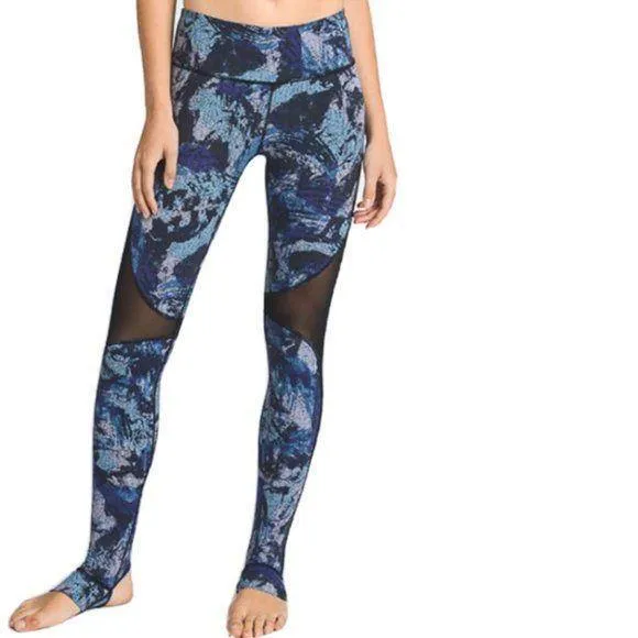 MONO B Blue Stirrup Yoga Leggings - AP1667
