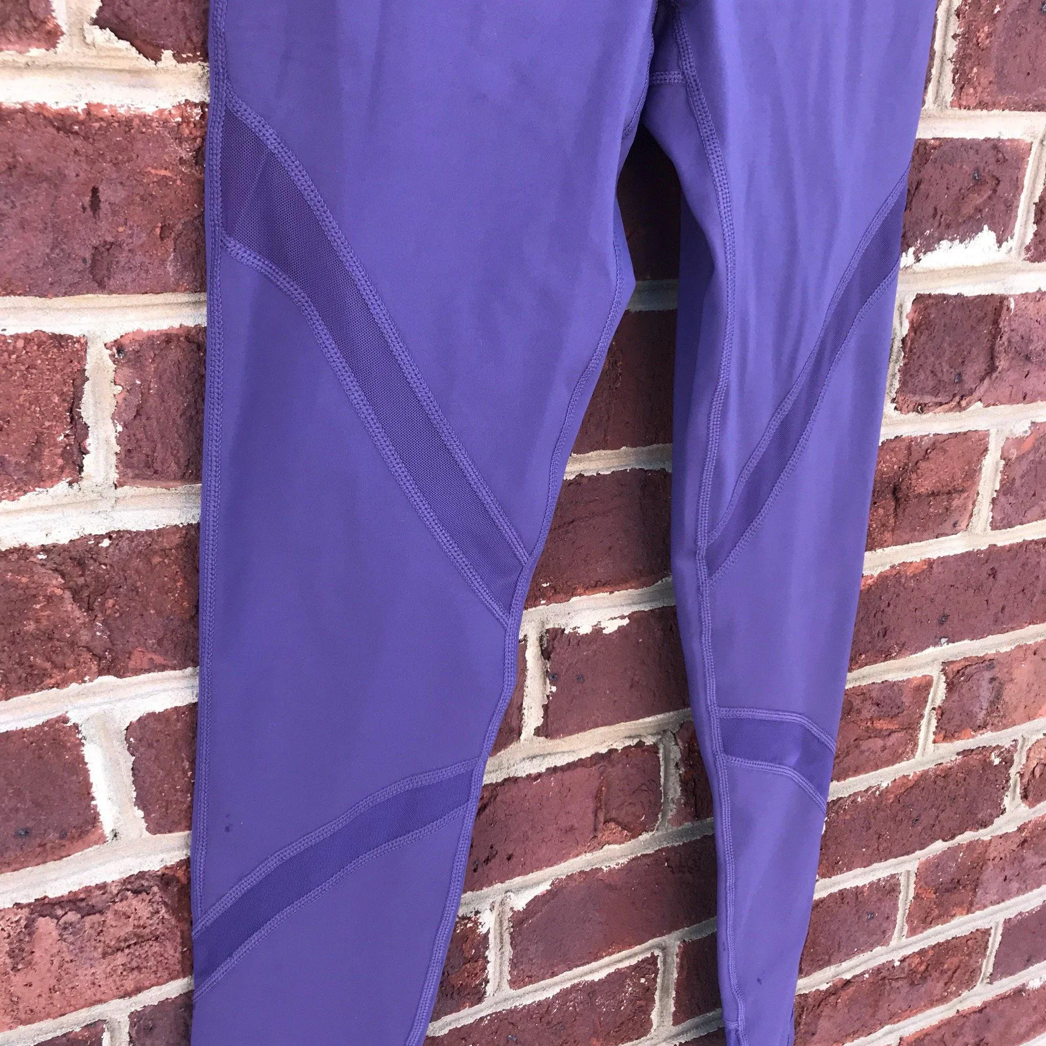 Mono B Brown Mesh Yoga Leggings - AP1324