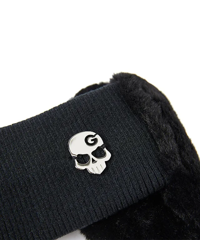 Monster G Knit Ear Band - Black