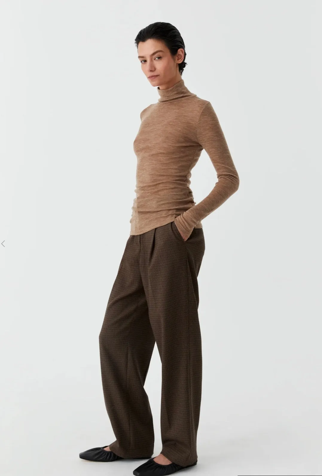 Morrison II MERINO High Neck - coffee