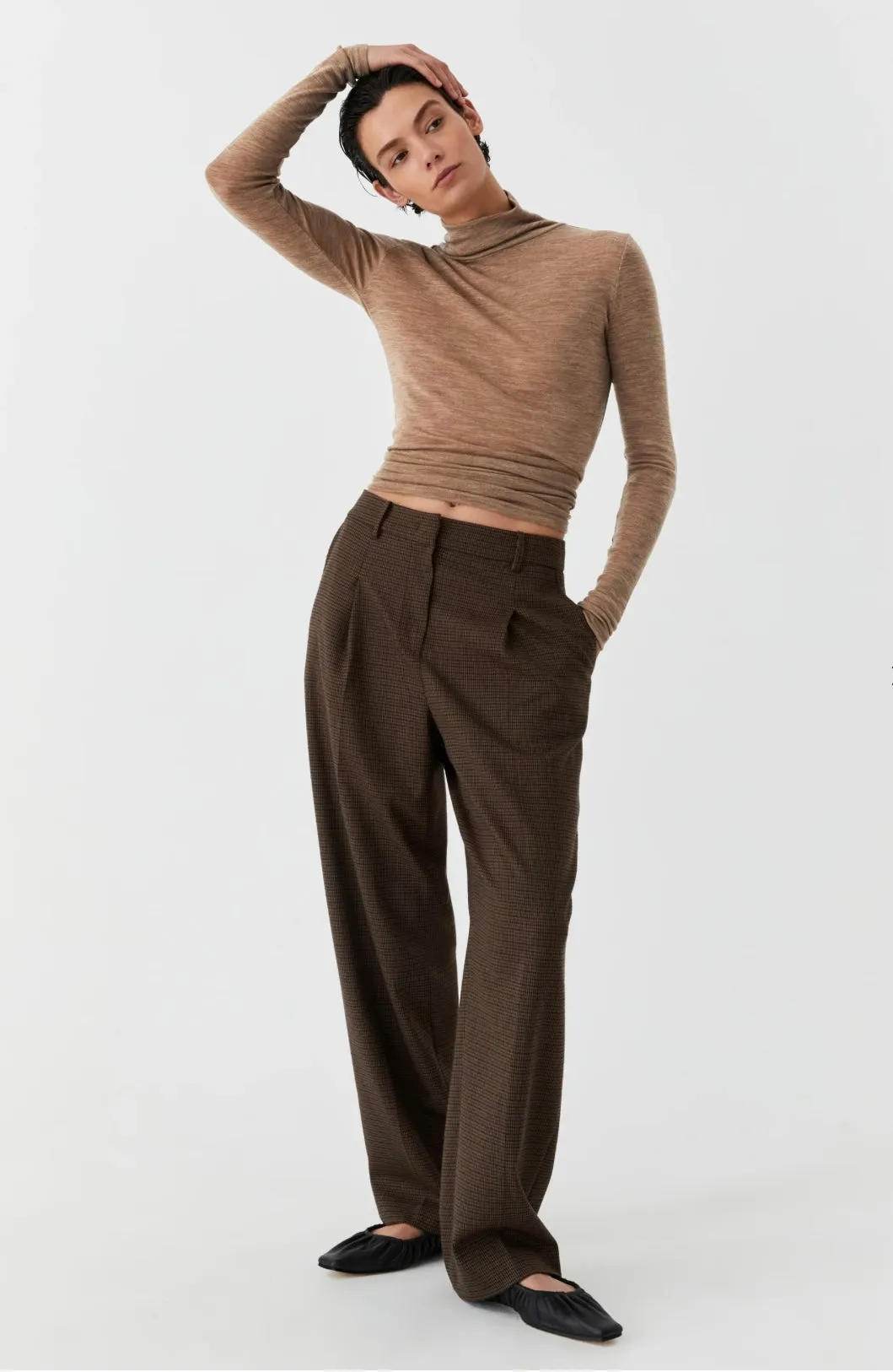 Morrison II MERINO High Neck - coffee