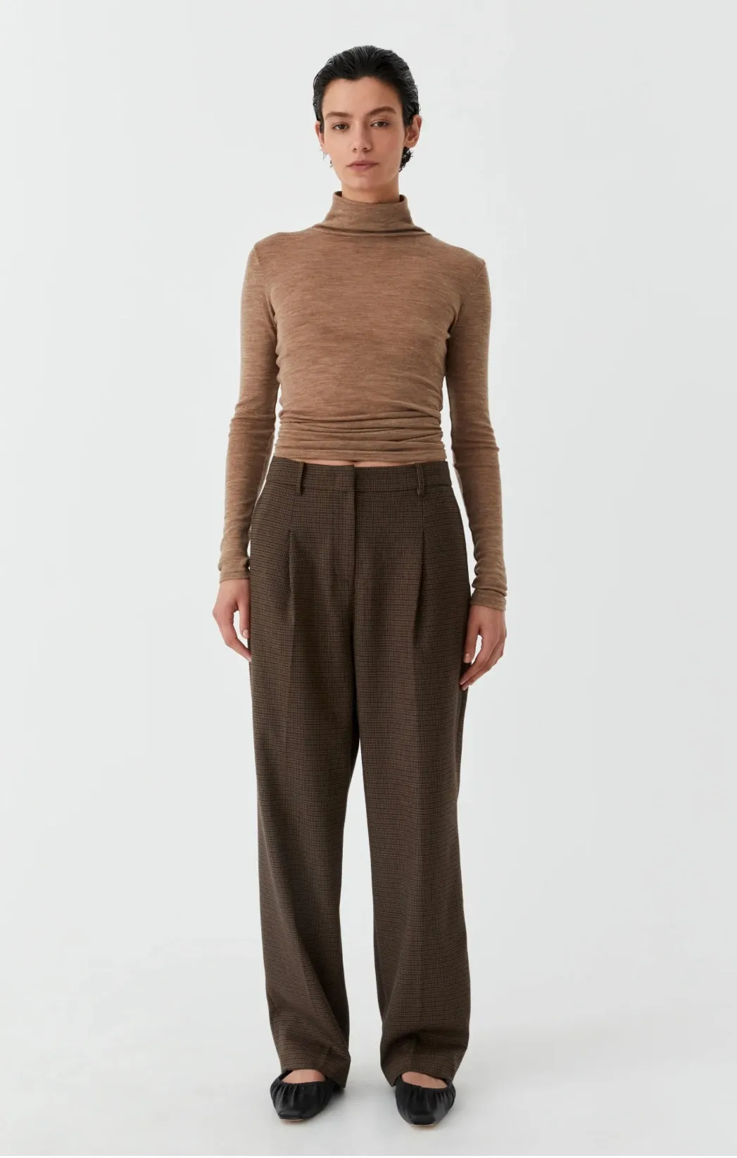 Morrison II MERINO High Neck - coffee