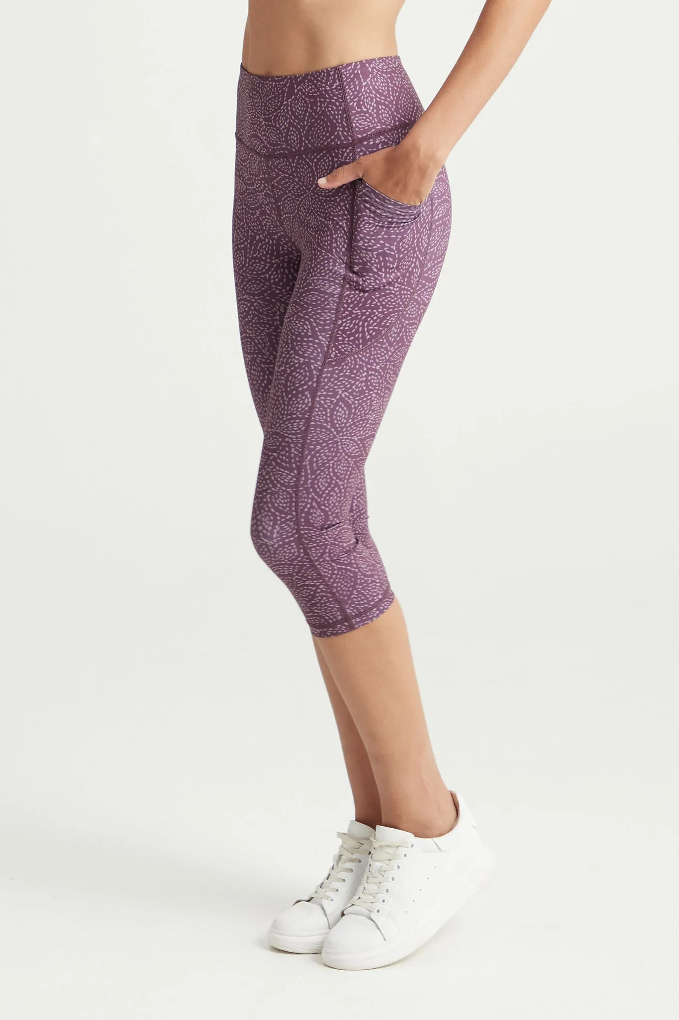 Motion Crop Legging - Day Dream