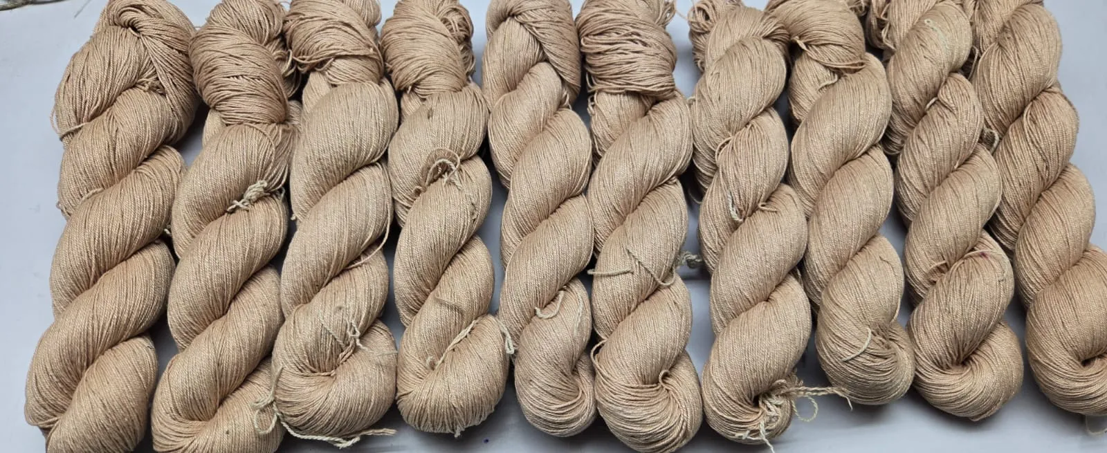 Mulberry Silk Yarn 600M in 100Gram Rosy Brown