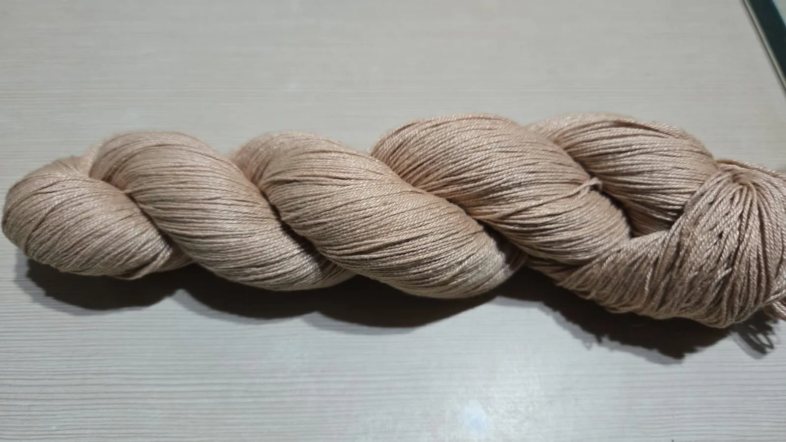 Mulberry Silk Yarn 600M in 100Gram Rosy Brown
