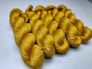 Mulberry Silk Yarn - 600M/100Gr. - Corn Harvest