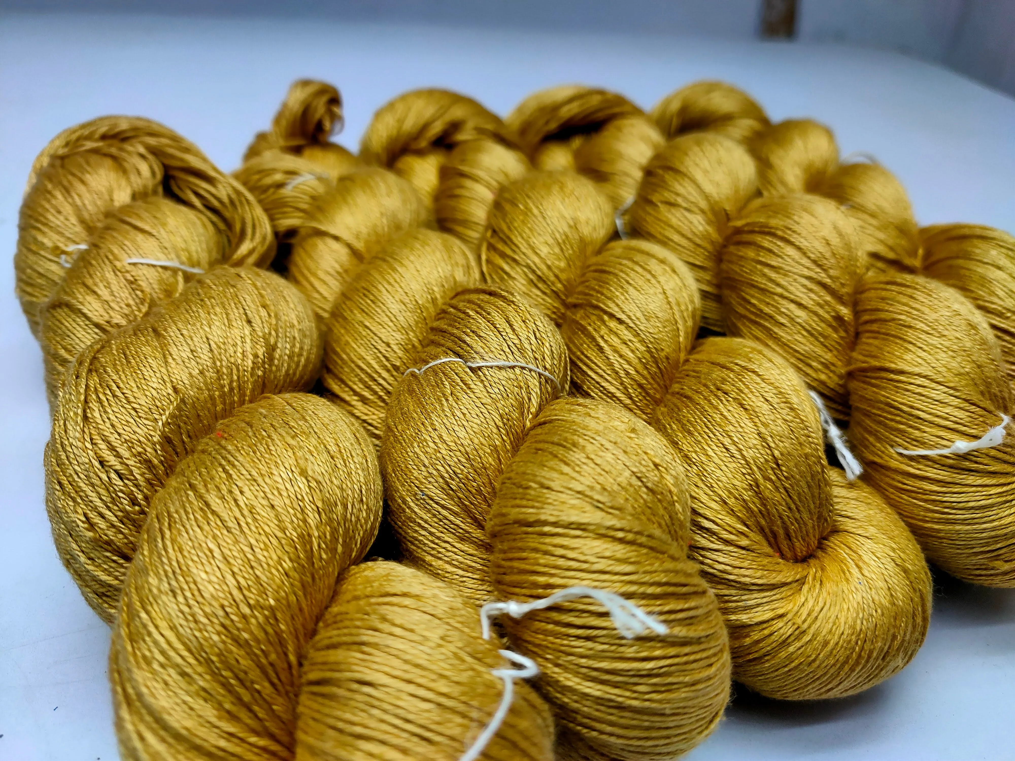 Mulberry Silk Yarn - 600M/100Gr. - Corn Harvest
