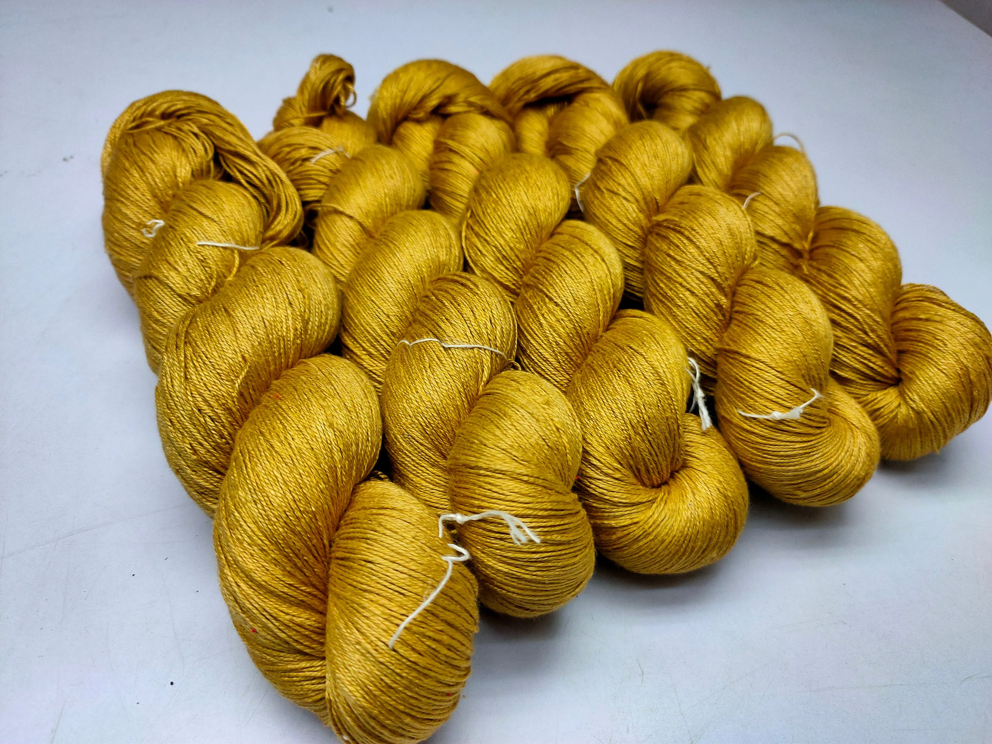 Mulberry Silk Yarn - 600M/100Gr. - Corn Harvest