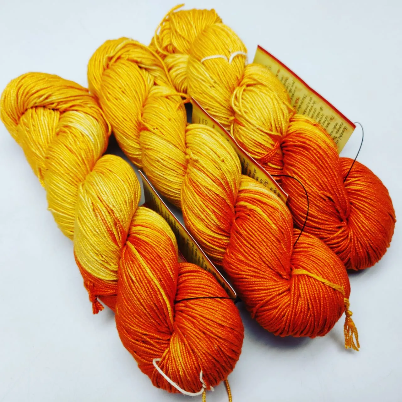 Mulberry Yarn 250M/100gr - Sunrise Orange