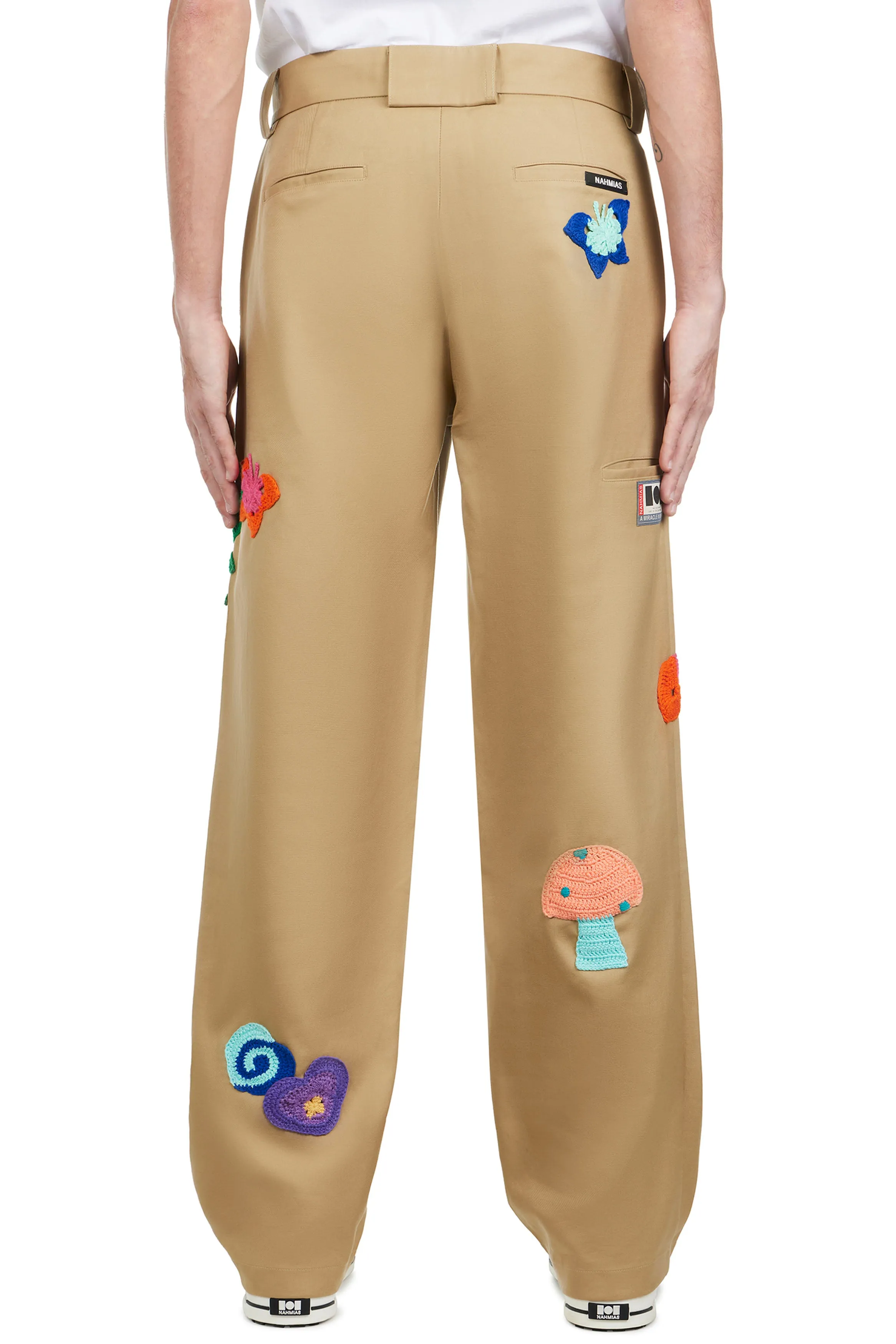 NAHMIAS | KNIT PATCHWORK PANTS