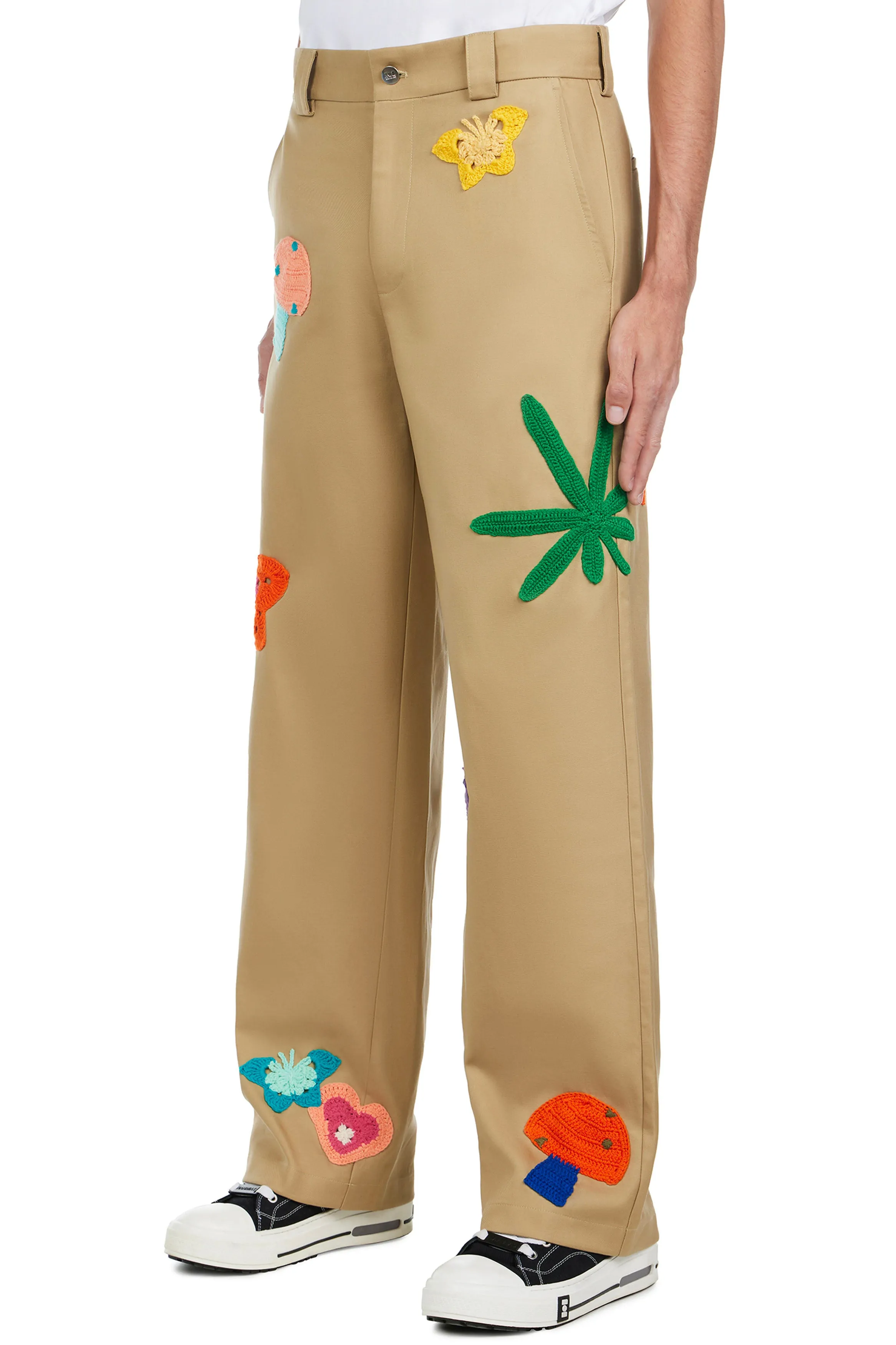 NAHMIAS | KNIT PATCHWORK PANTS