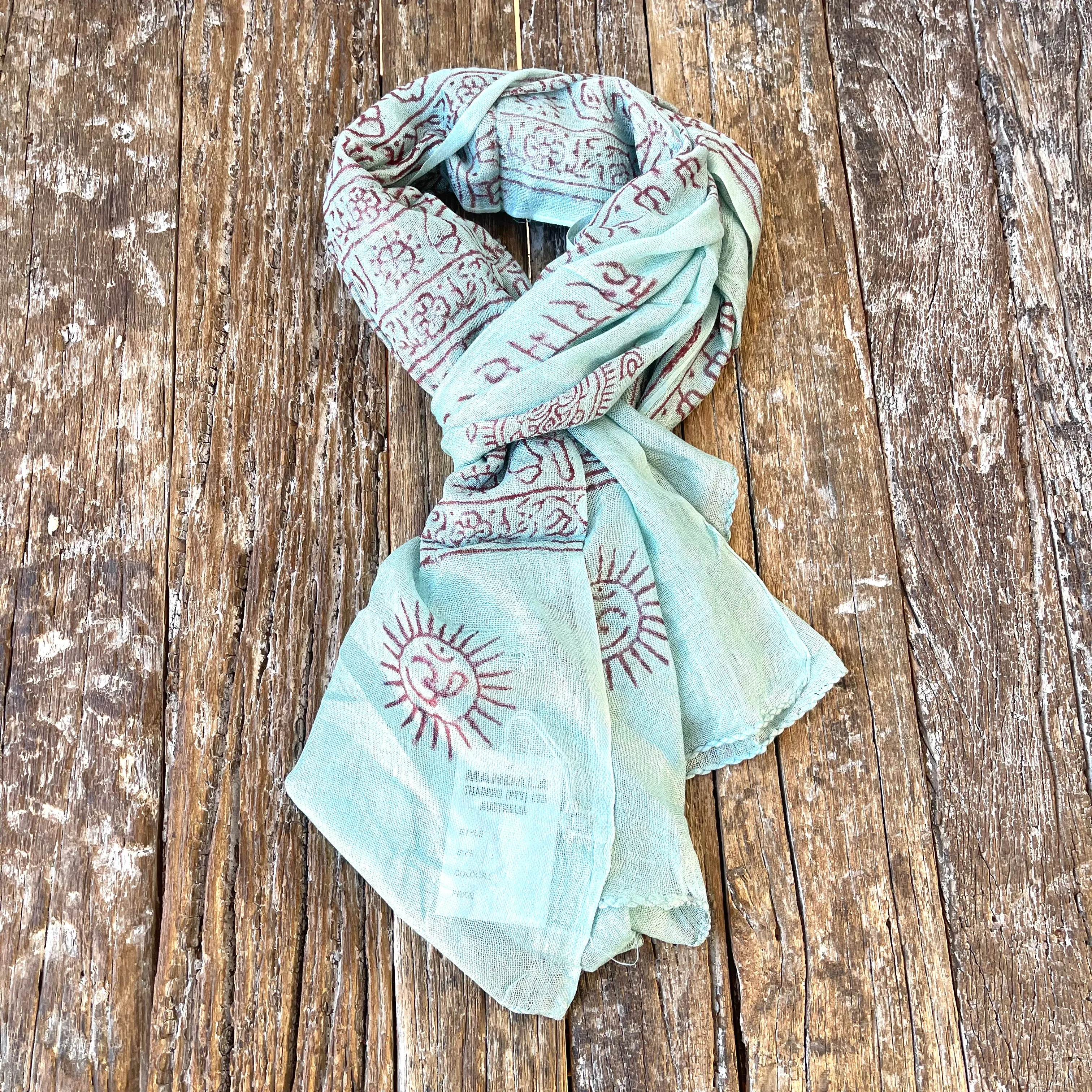 NAT VISCOSE SCARF/SARONG 100X195cm