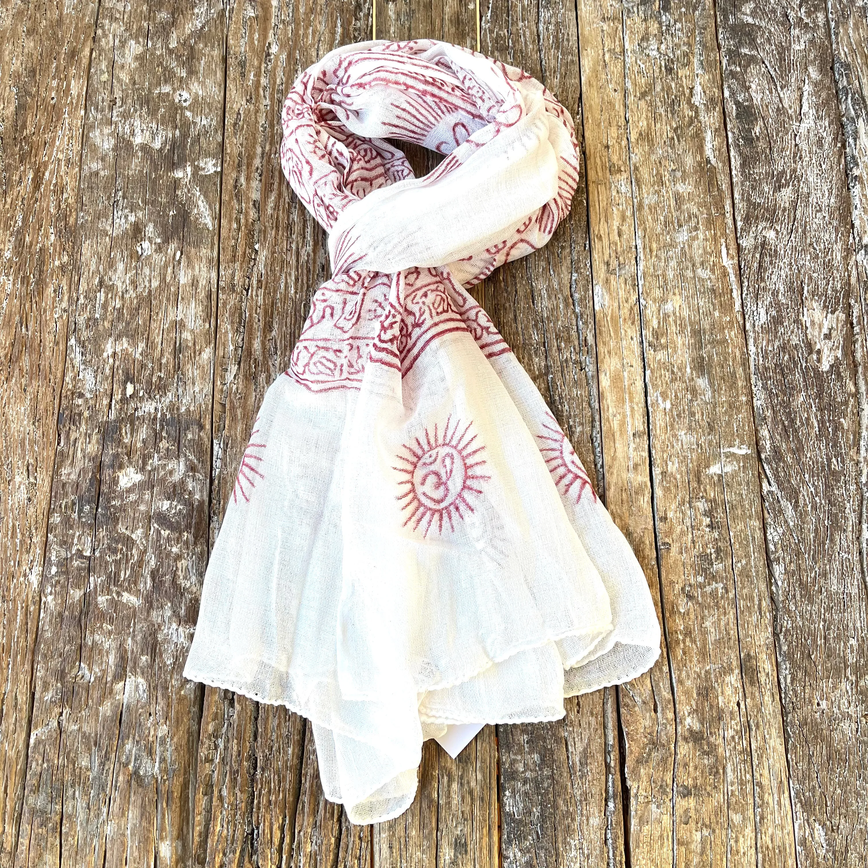 NAT VISCOSE SCARF/SARONG 100X195cm