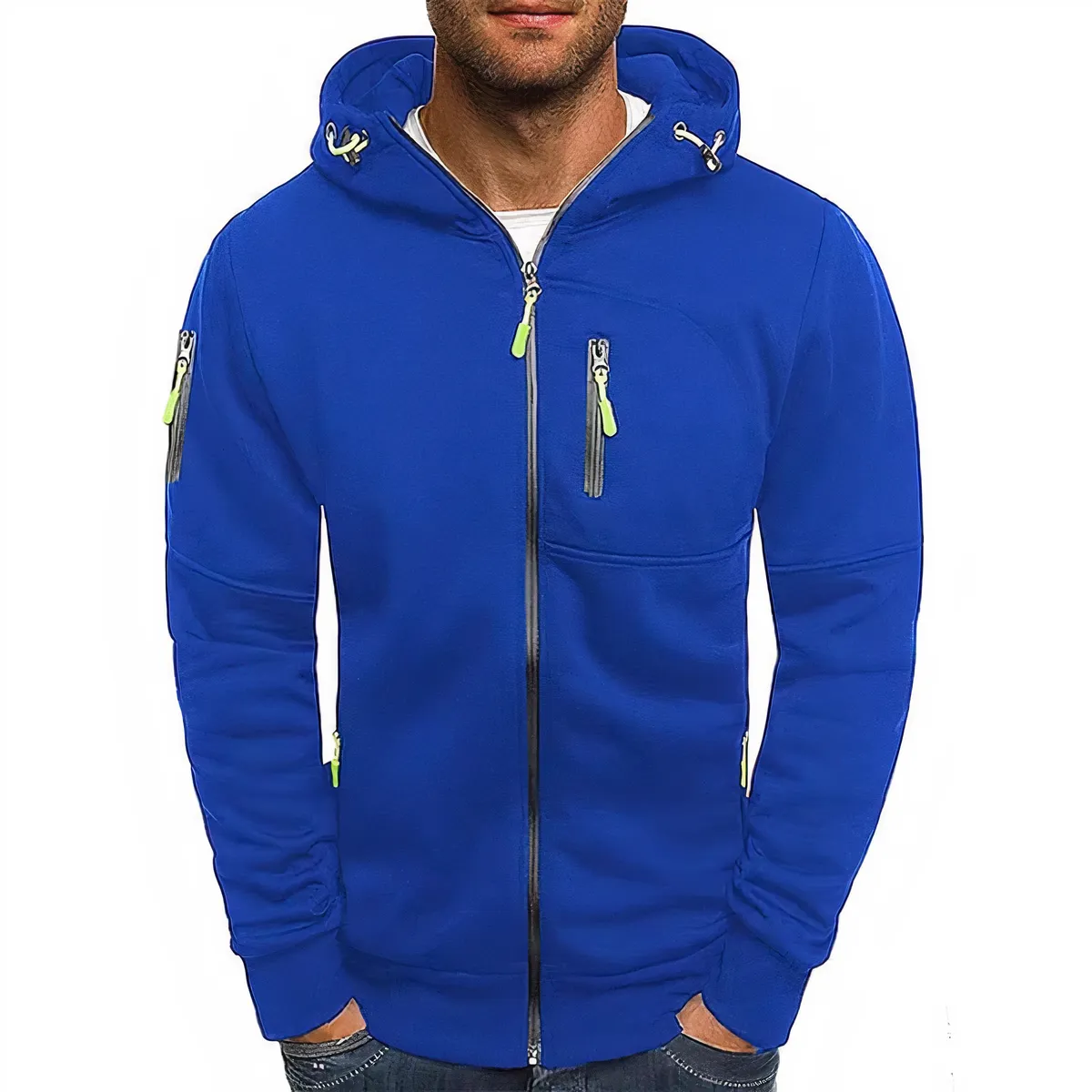 Nathan zippered hoodie