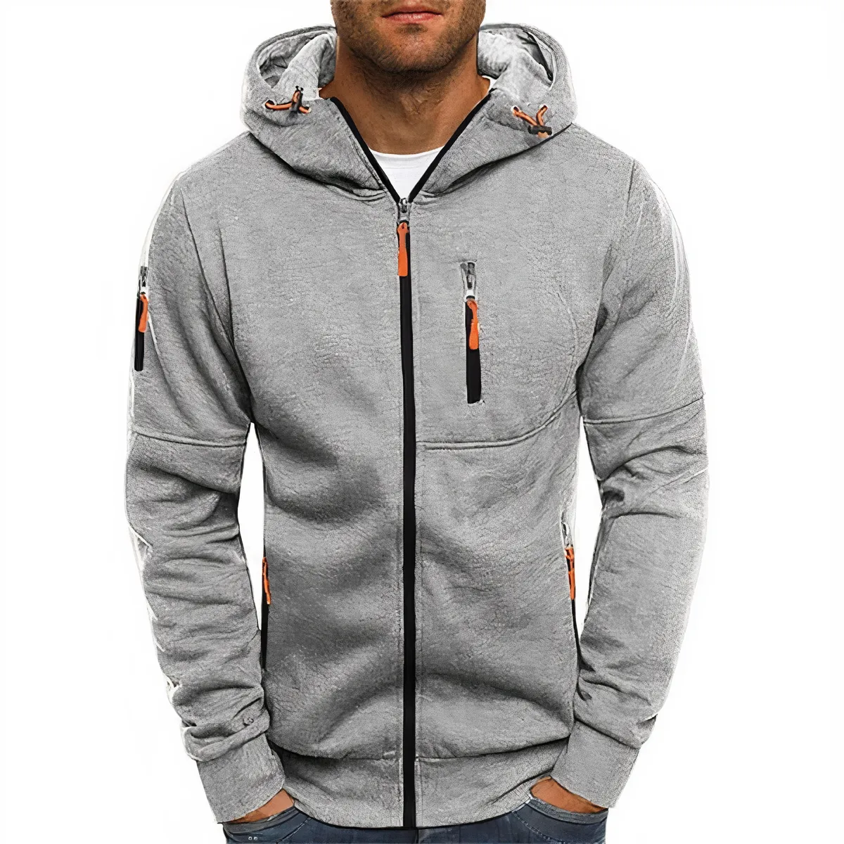 Nathan zippered hoodie