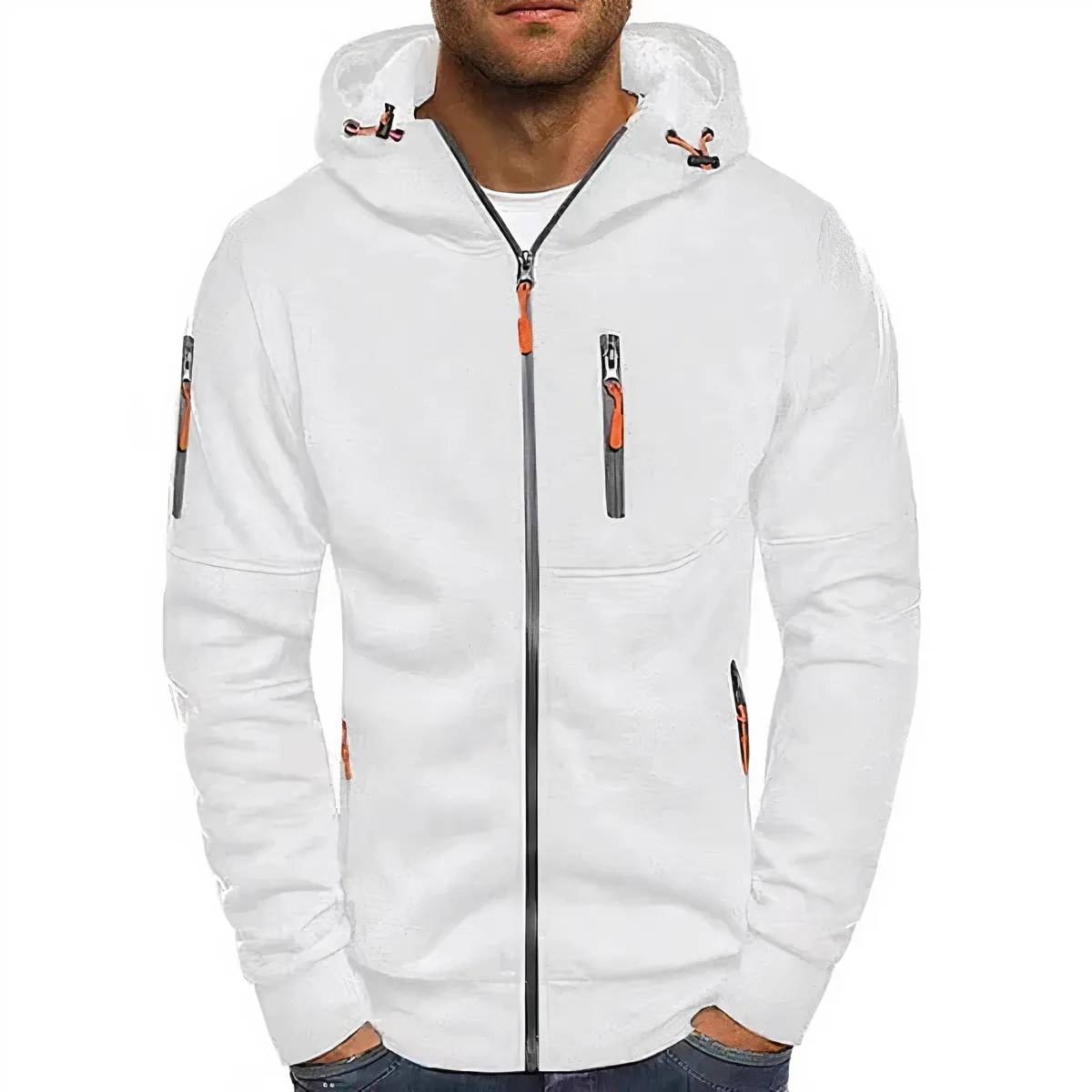 Nathan zippered hoodie