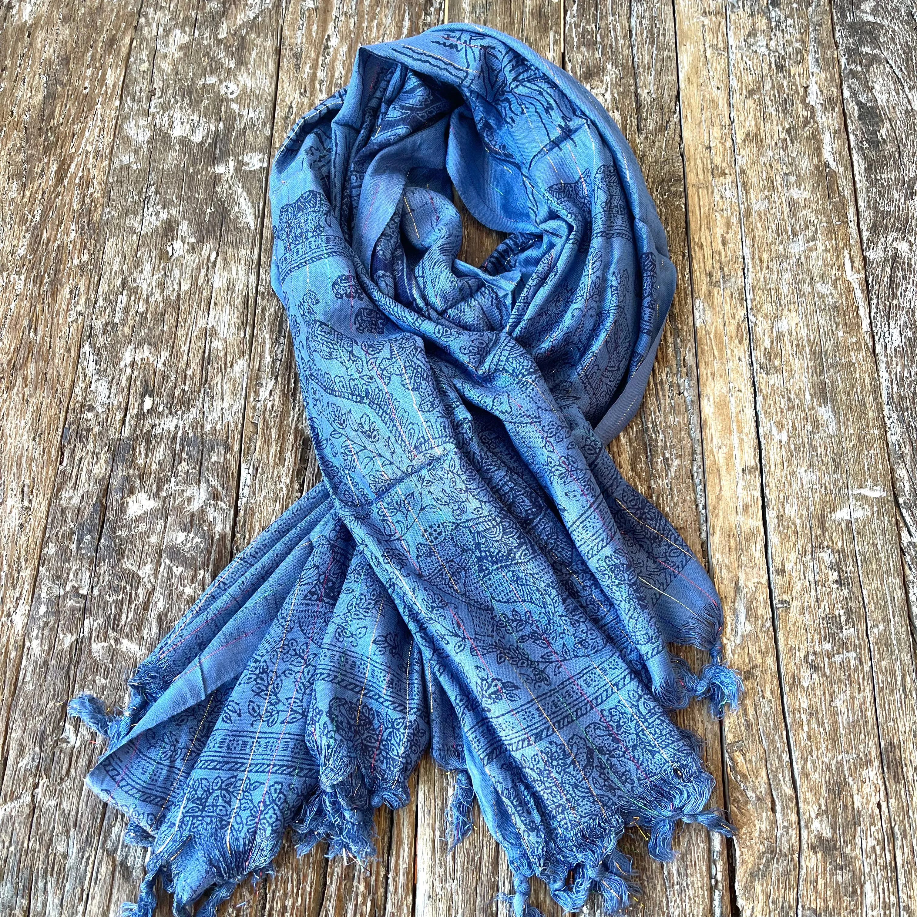NATURAL VISCOSE SCARF/SARONG 100X180cm
