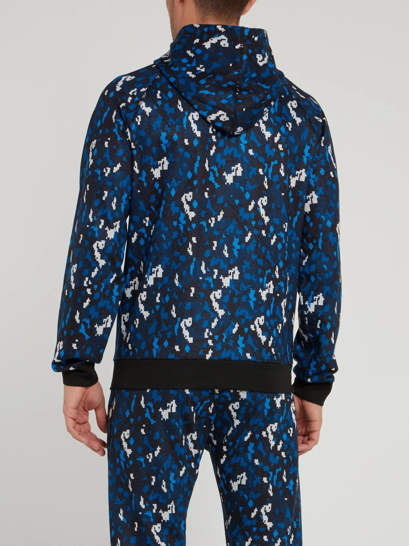 Navy Camo Hoodie Sweatshirt
