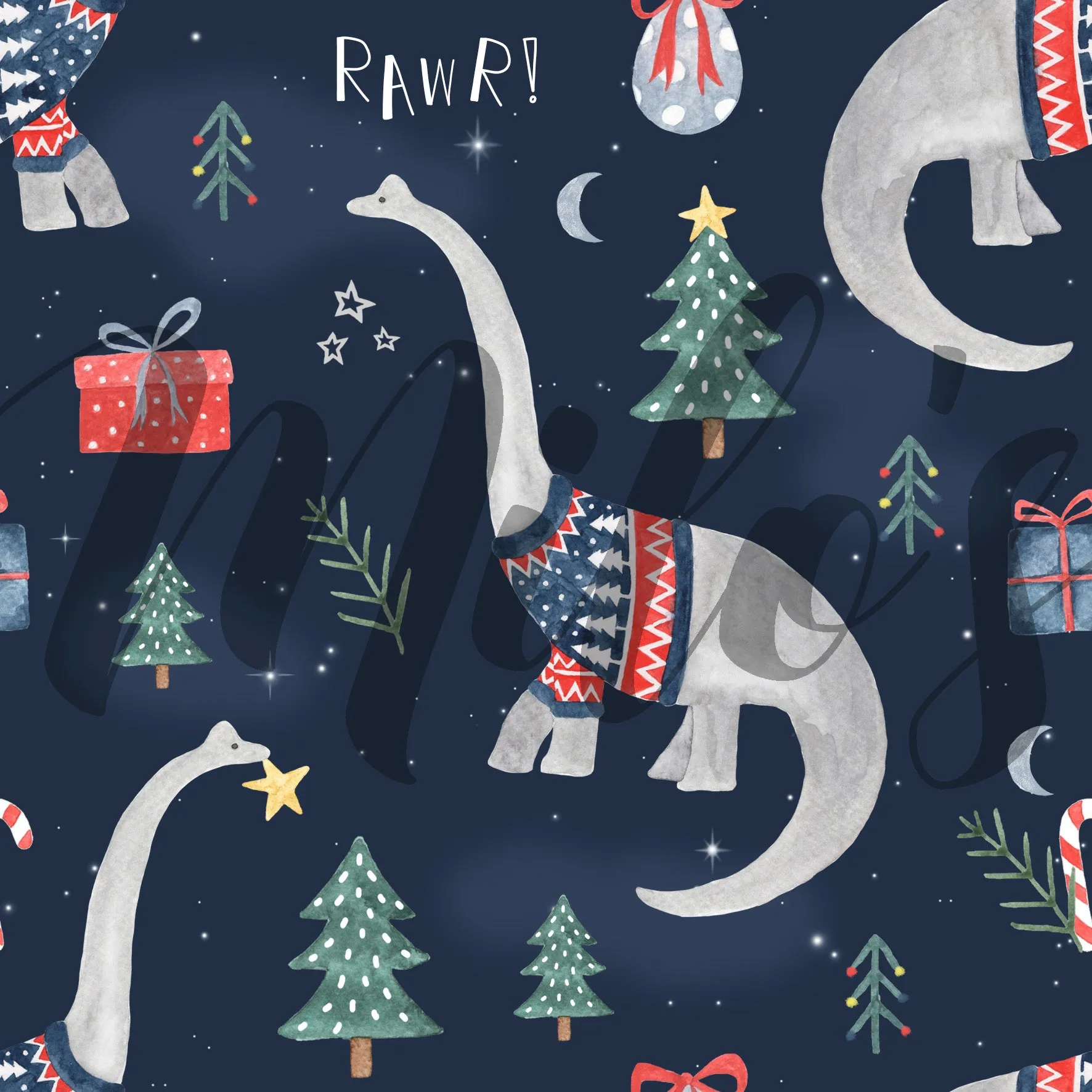 Navy Dinosaurs Leggings