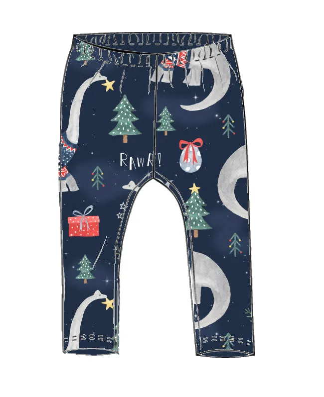 Navy Dinosaurs Leggings
