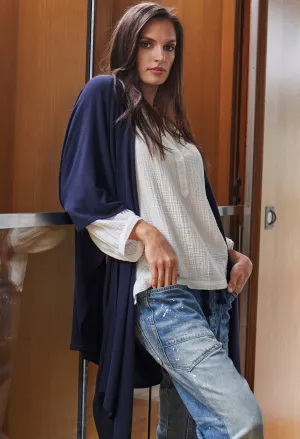 Navy Kimono Cardi - Sale