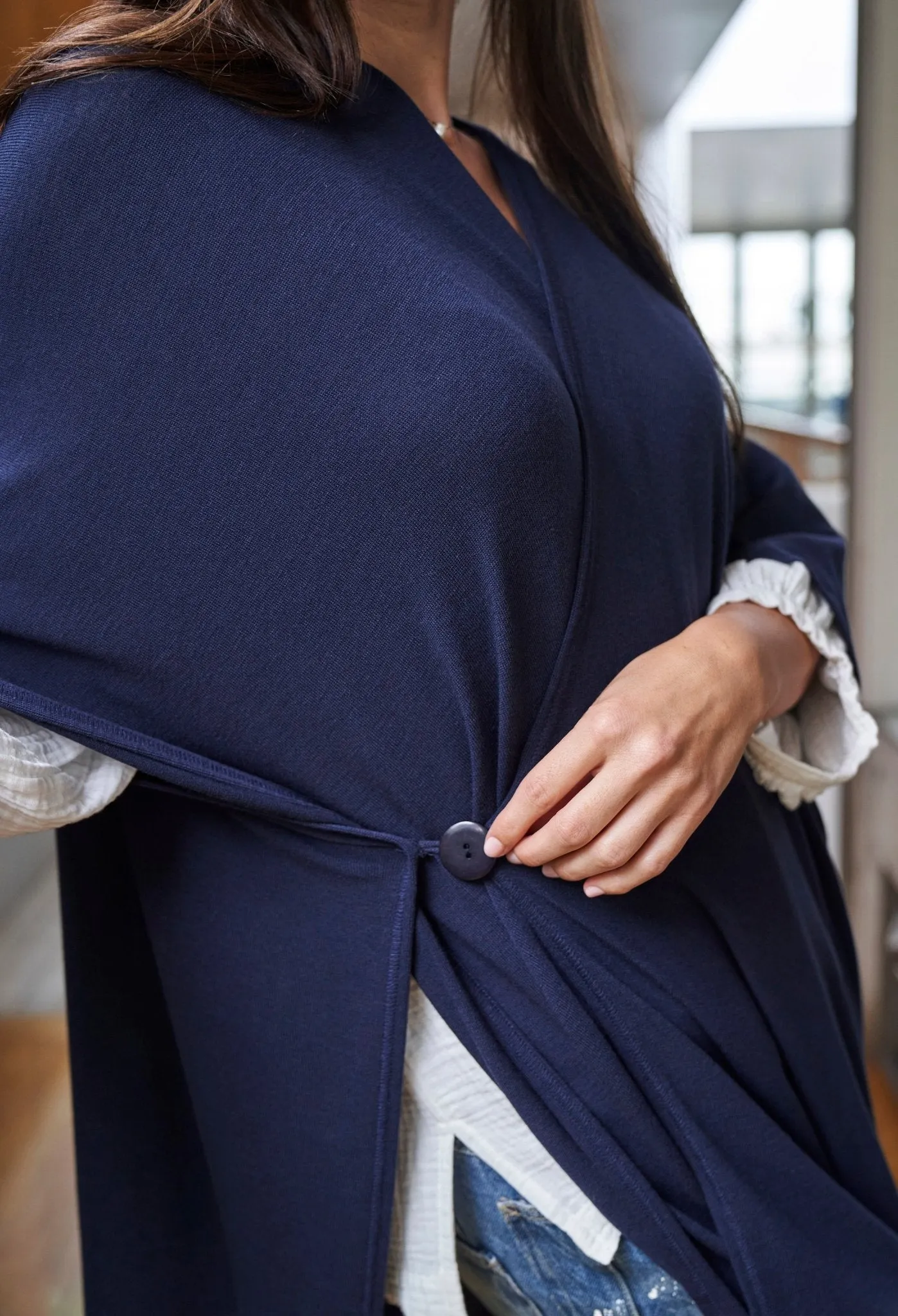 Navy Kimono Cardi - Sale
