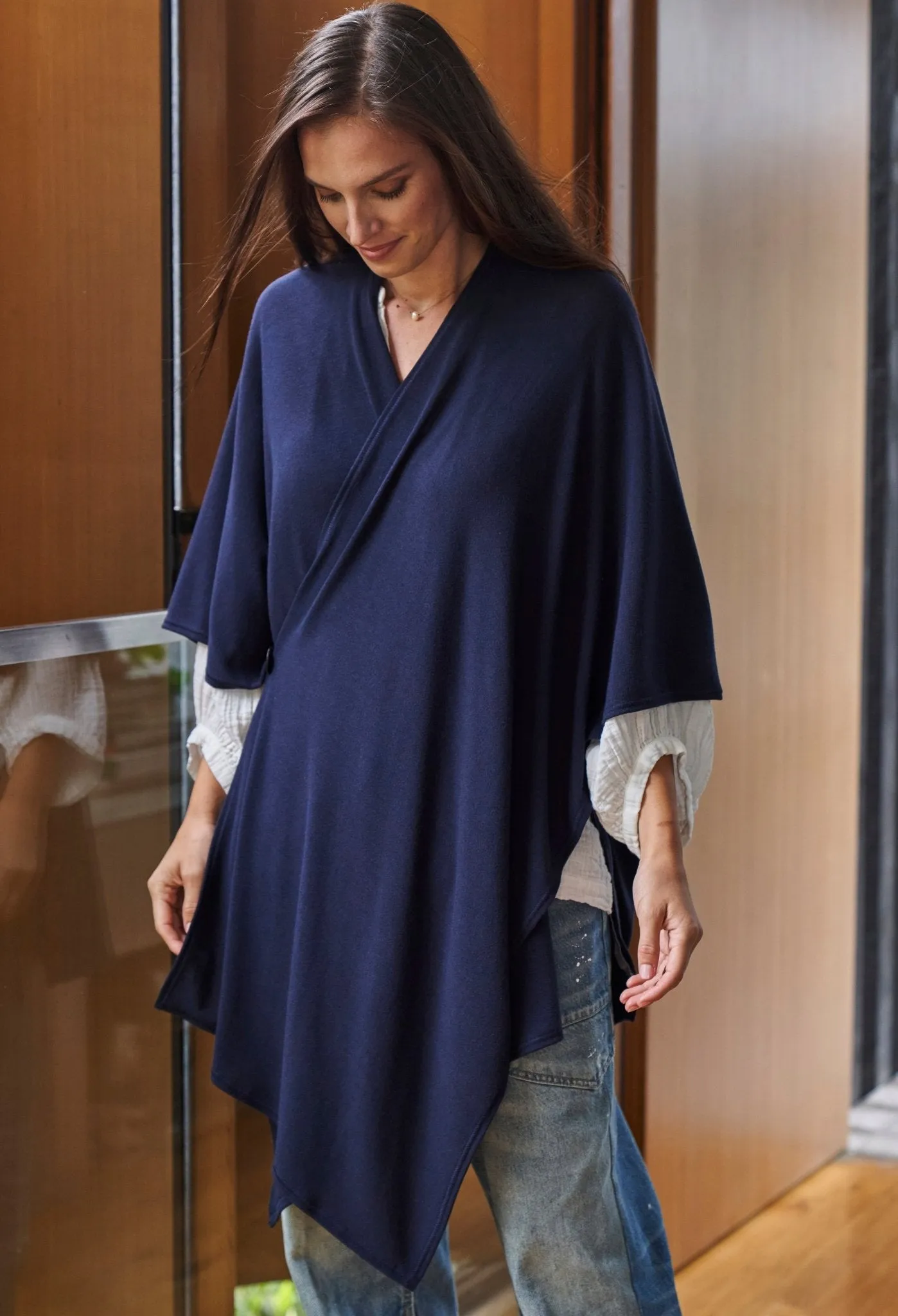 Navy Kimono Cardi - Sale