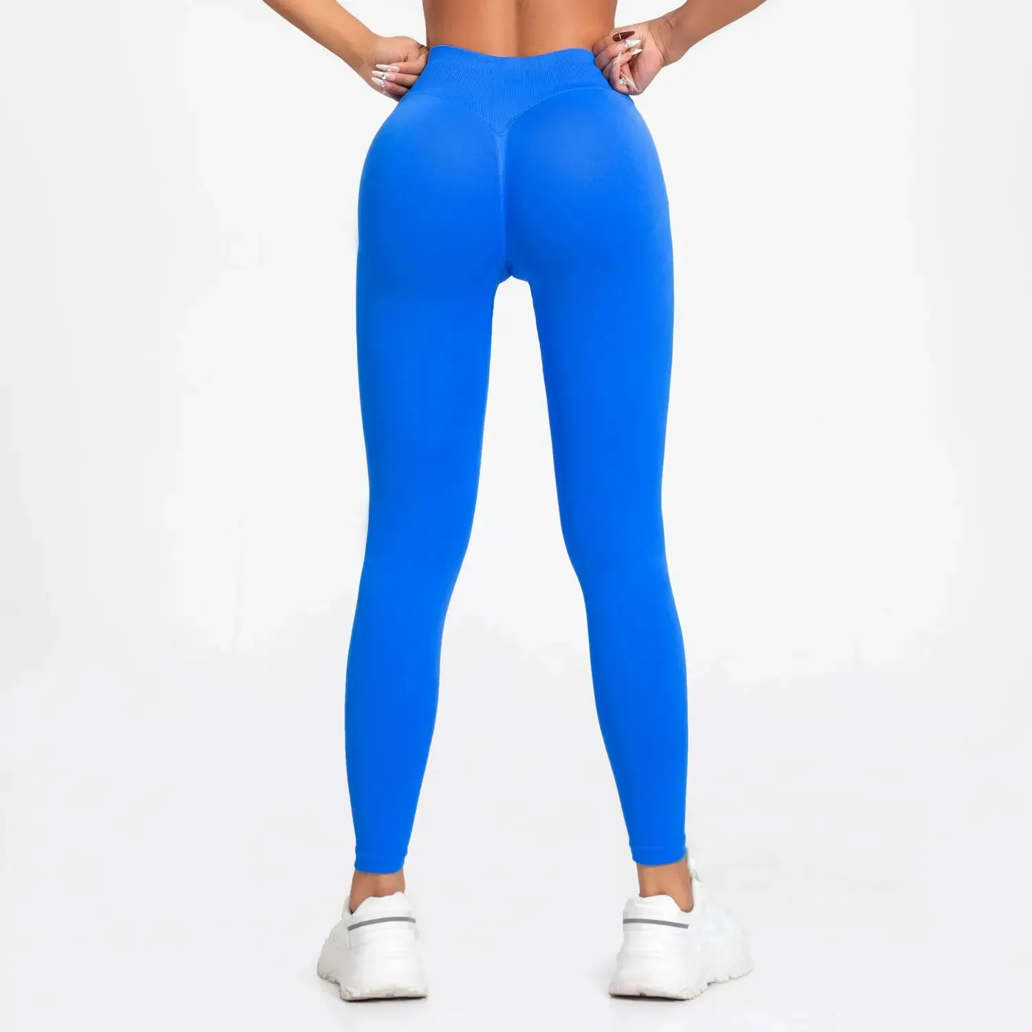 NCLAGEN Women's Seamless Scrunch Bum Yoga Leggings