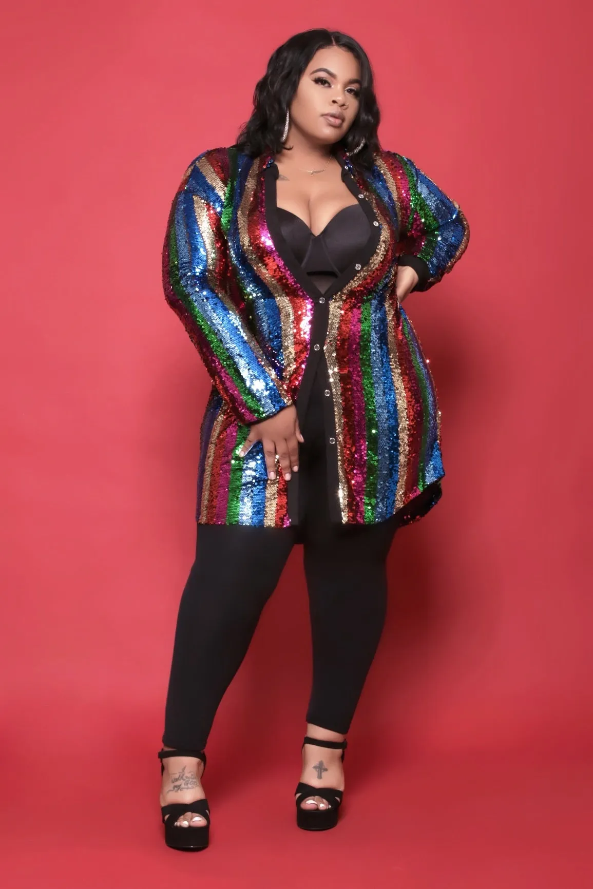 Necessities Curvy Plus Leggings (Black)