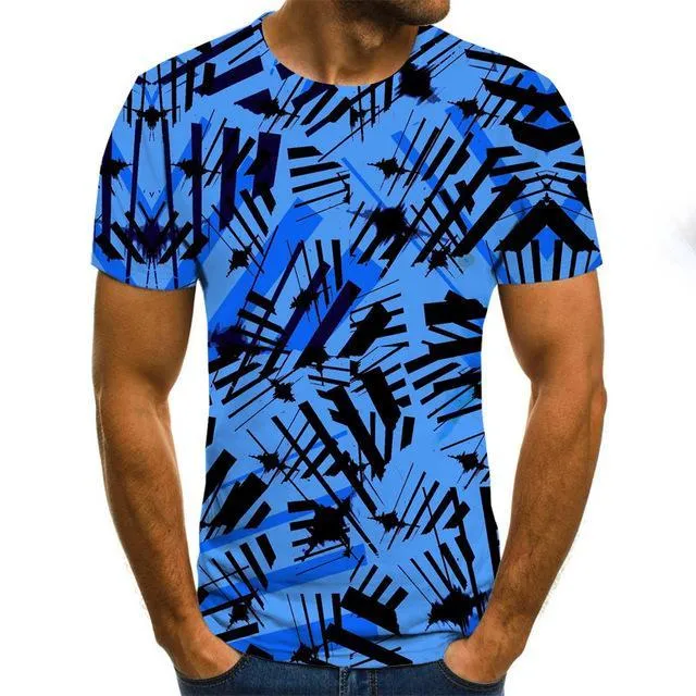 New Beer Men's Fashion Round Neck Casual Short Sleeve T-shirt