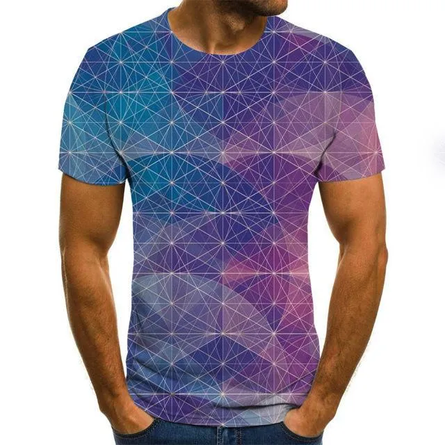 New Beer Men's Fashion Round Neck Casual Short Sleeve T-shirt