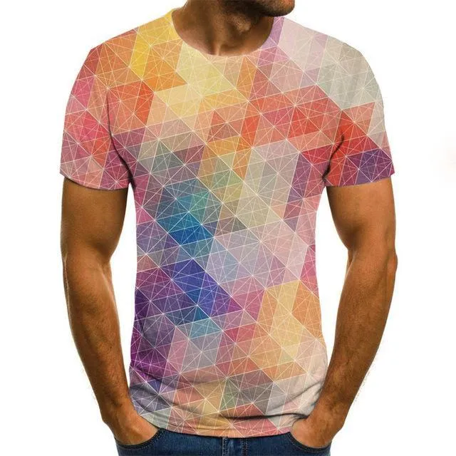 New Beer Men's Fashion Round Neck Casual Short Sleeve T-shirt