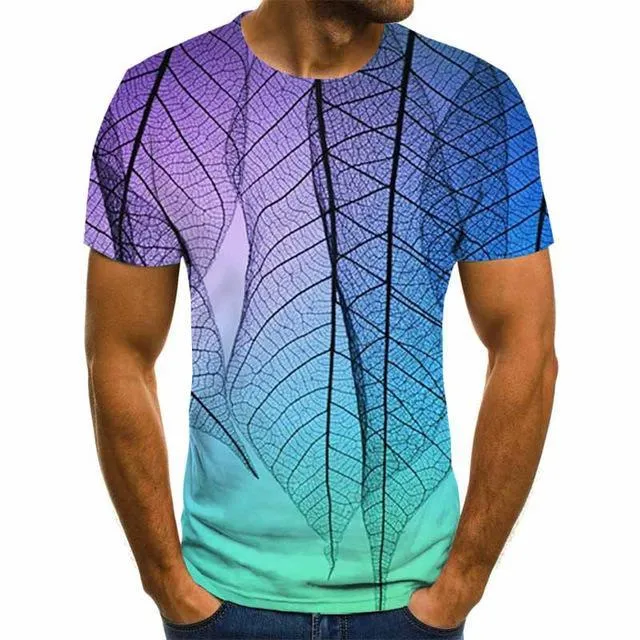 New Beer Men's Fashion Round Neck Casual Short Sleeve T-shirt