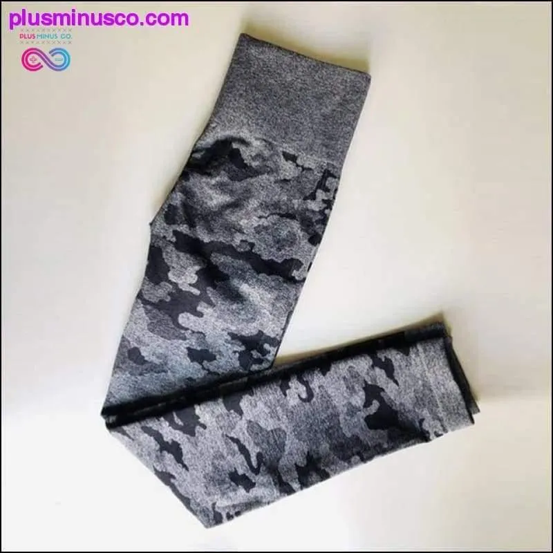 New camo seamless leggings 5 colors cam long sleeve crop top