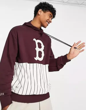 New Era Boston Red Sox MLB Pinstripe Mens Hoodie Size XL (New)