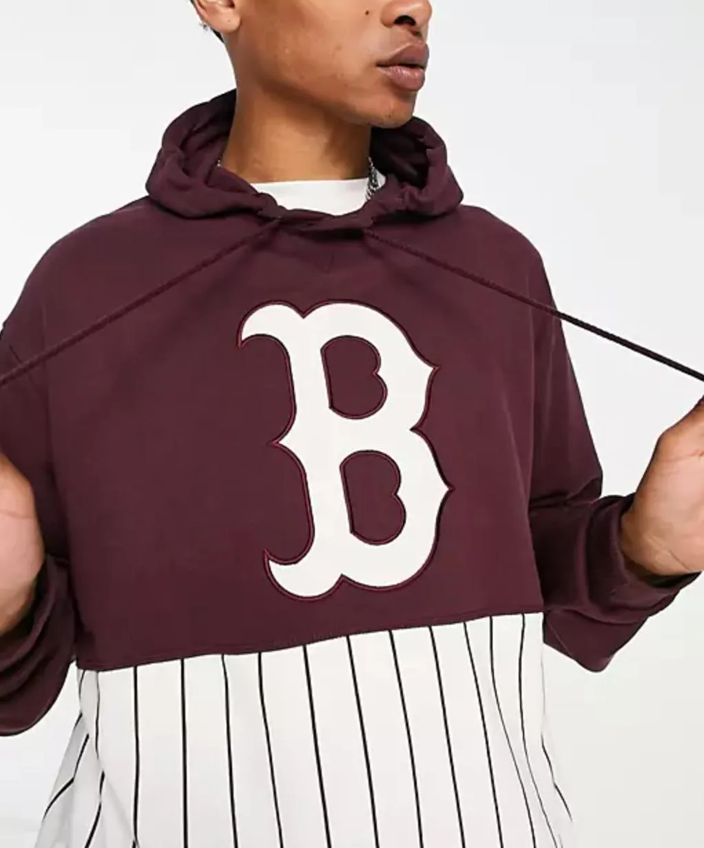 New Era Boston Red Sox MLB Pinstripe Mens Hoodie Size XL (New)