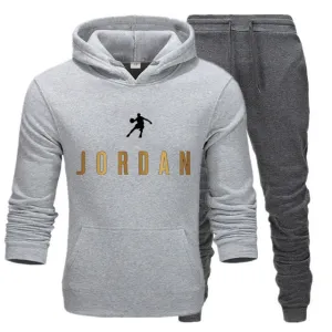 New Fashion Mens Clothing Pullovers Sweater Cotton Men Tracksuits Hoodie Two Pieces   Pants Sports Shirts Fall Winter Track suit