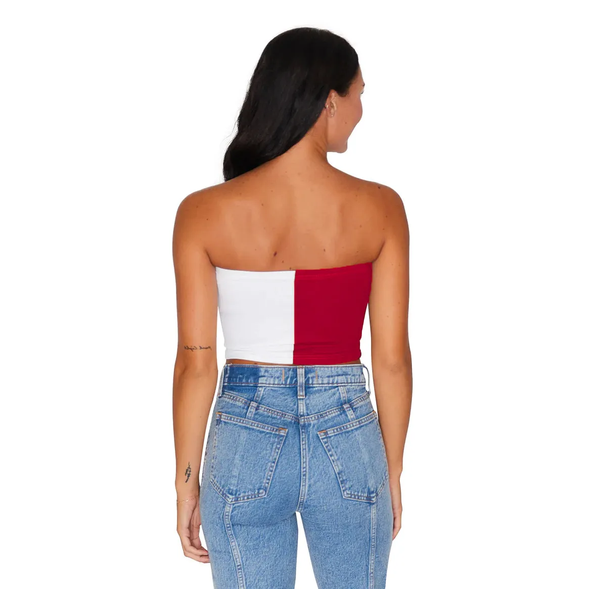 New Mexico Lobos Two Tone Tube Top