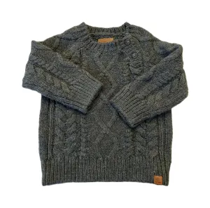 New with tags! Boys Canadiana Cable Knit Sweater Grey Sz 3T! Retails $38 