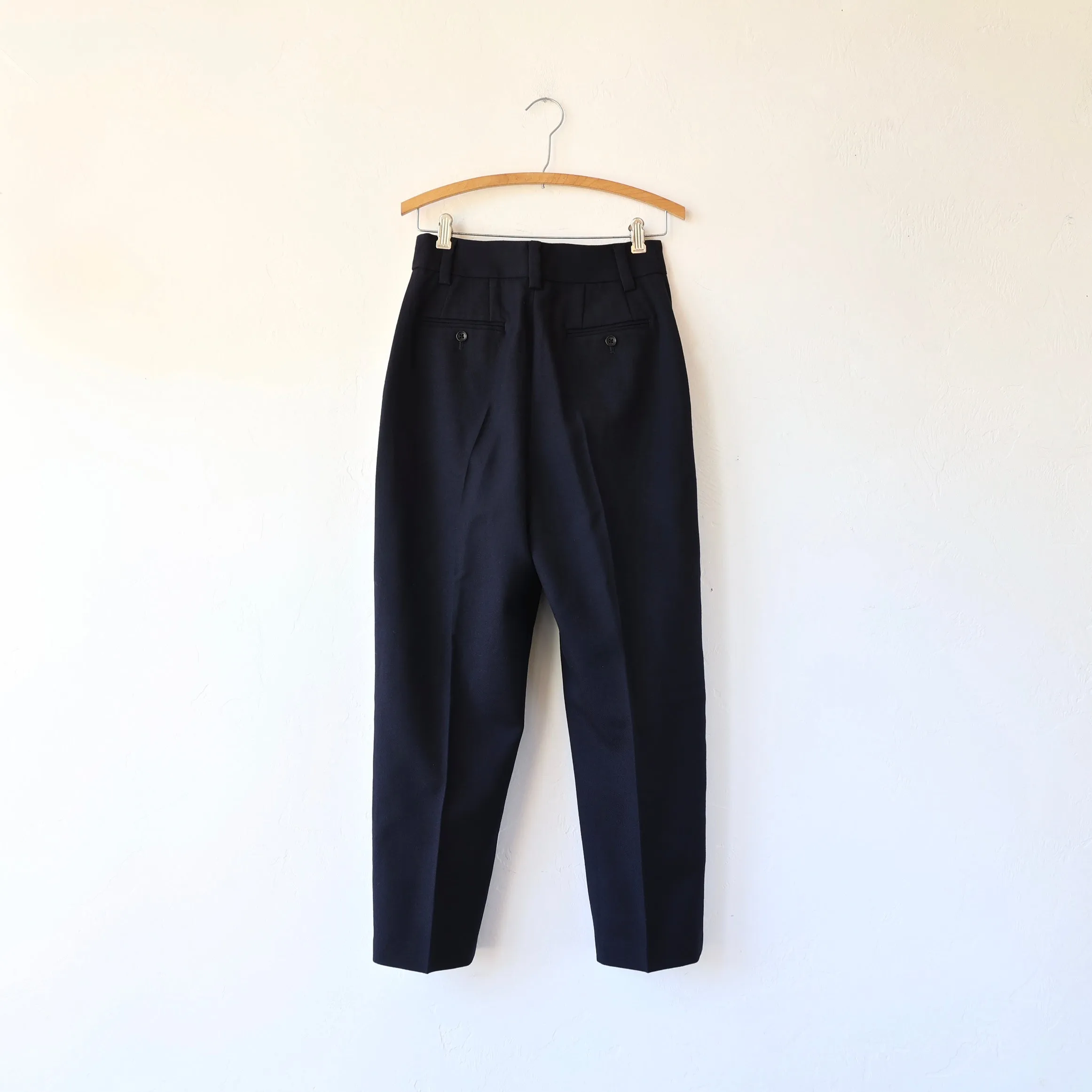 Nicholson & Nicholson Wool Trousers - Navy