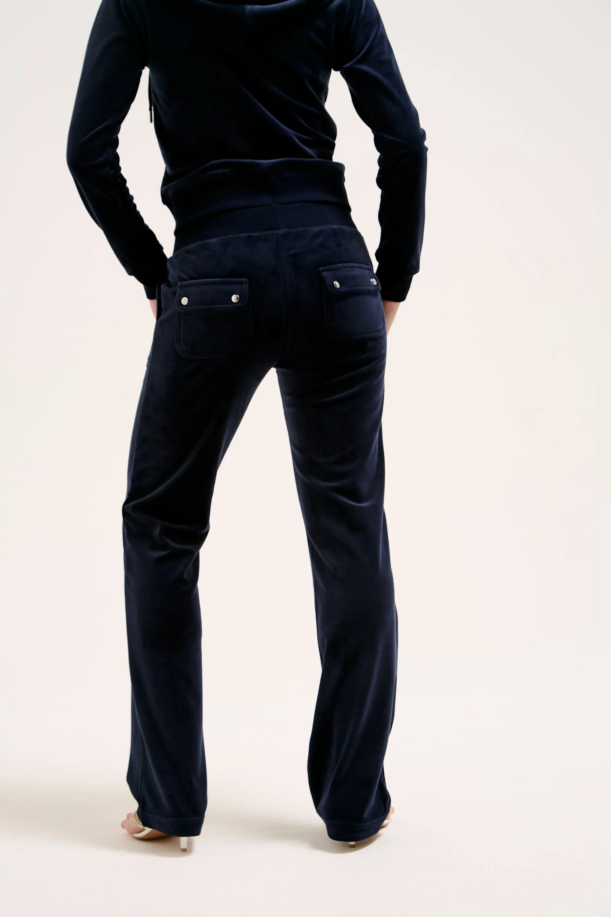 NIGHT SKY BLUE CLASSIC VELOUR DEL RAY POCKETED BOTTOMS