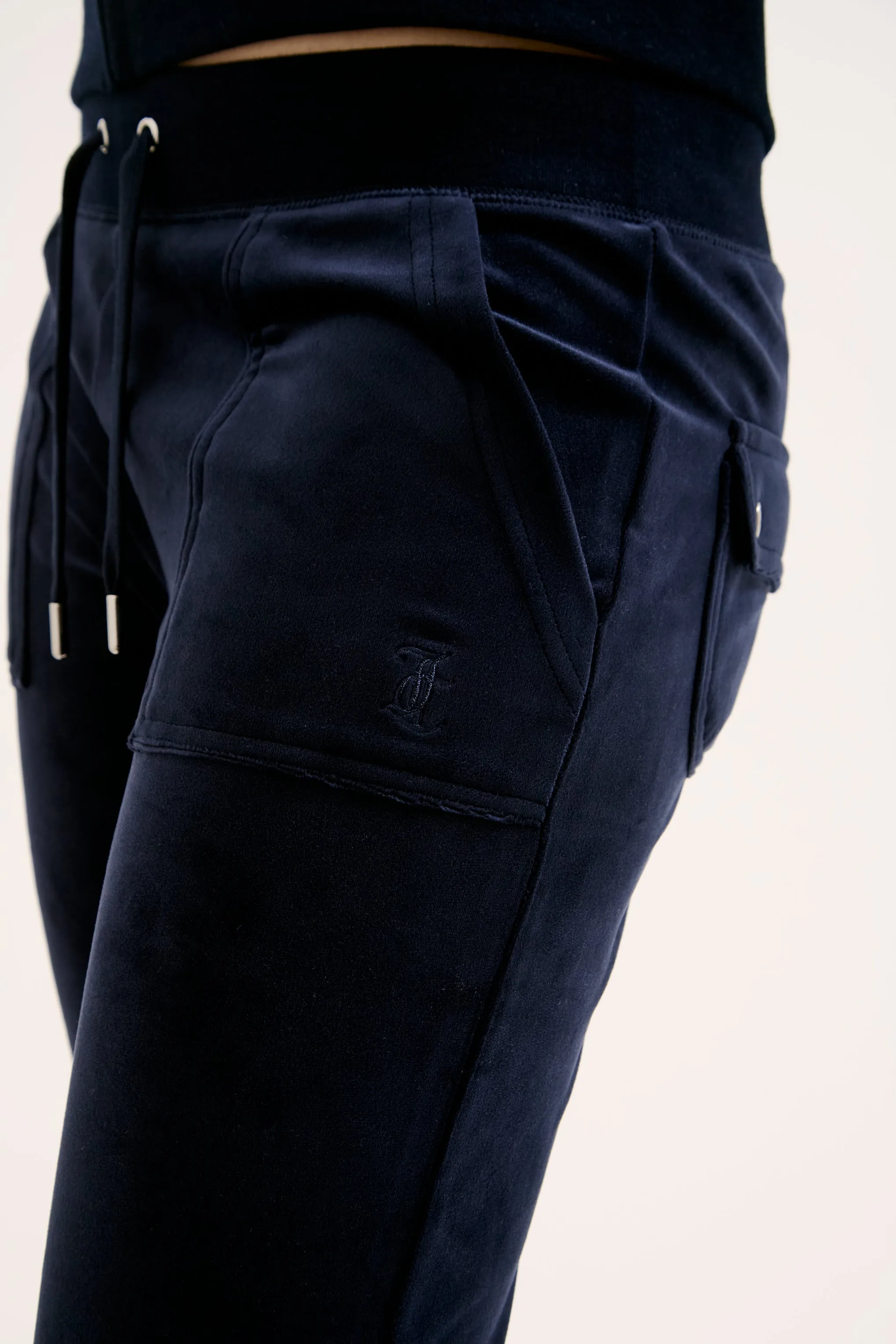 NIGHT SKY BLUE CLASSIC VELOUR DEL RAY POCKETED BOTTOMS